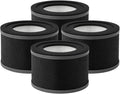 Nispira True HEPA Replacement Filter for Air Purifier, Compatible with Tao Tronics TT-AP001, 4 Packs