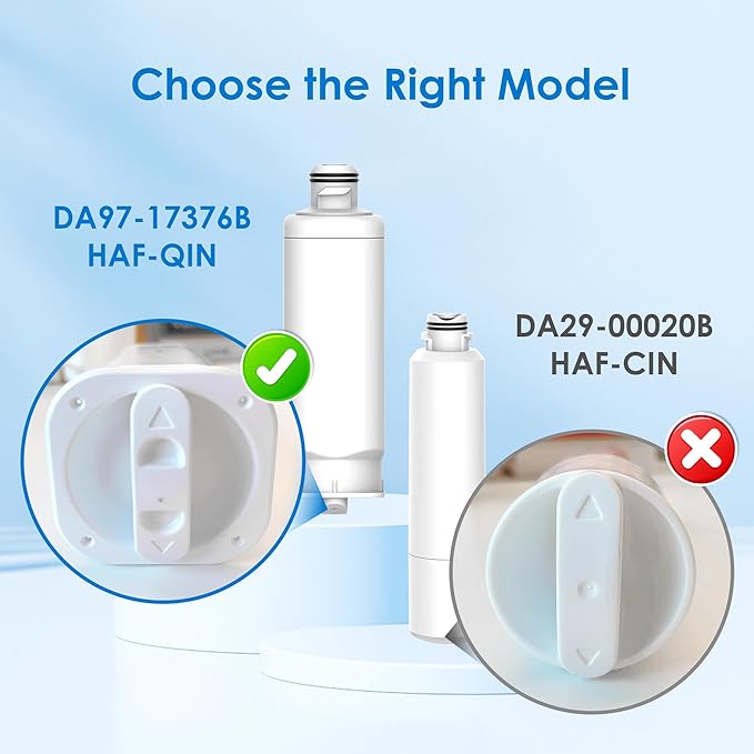 Maxblue DA97-17376B Refrigerator Water Filter, Compatible with Samsung® HAF-QIN/EXP, DA97-08006C, HAF-QIN, RF23M8070SR, RF28R7201SR, RF28R7351SG, MB-F45