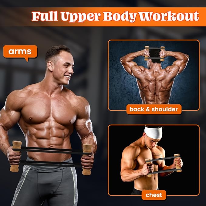 Rip Stick– Rip Stick Efficient Upper Body Workout Resistance Training, Upper Body, Shoulder and Joint Rehab 12 Rip Stick Bands Included-FlexoryFit