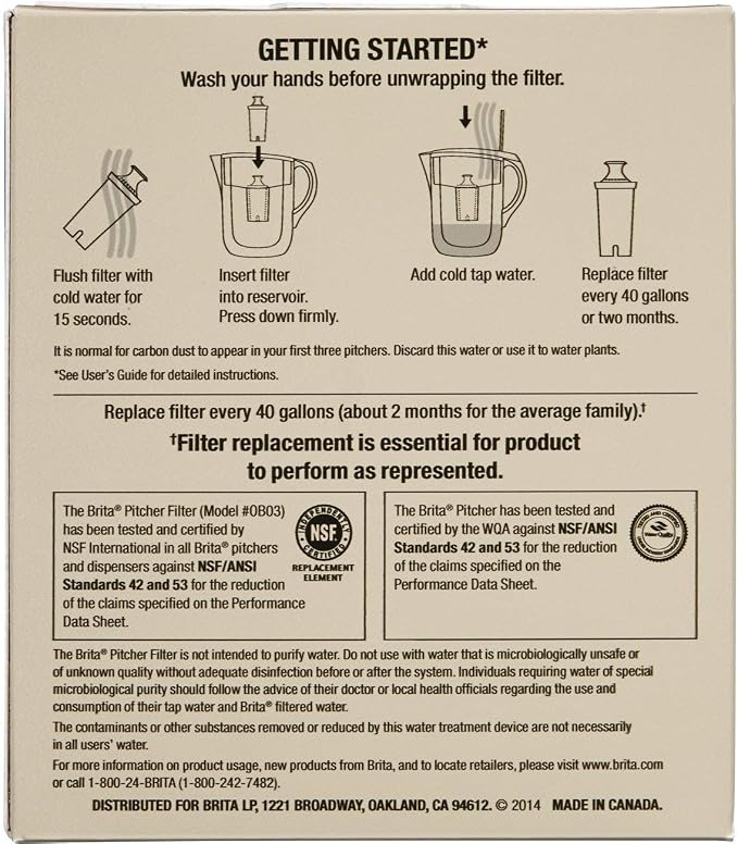 Brita Standard Water Filter, Standard Replacement Filters - Image 7