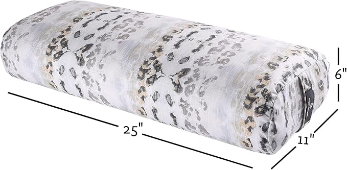 Hugger Mugger Standard Yoga Bolster - Firm, Supportive, Handmade, Durable-FlexoryFit