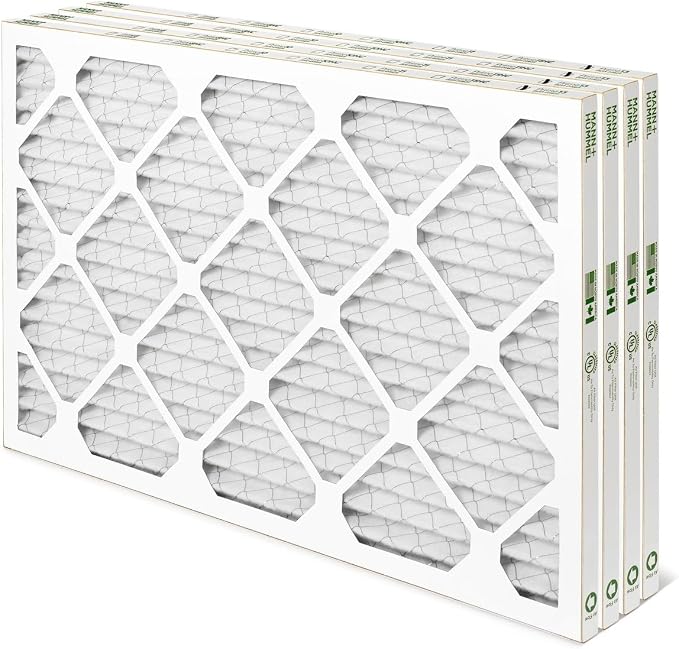 Mann+Hummel 16x25x1 MERV 8 Pleated HVAC AC Furnace Air Filters. 4 Pack. by MannHummel