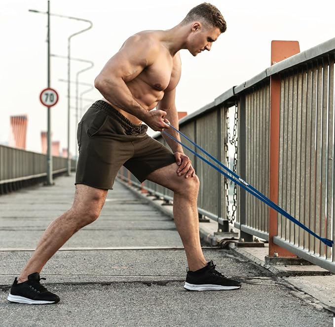 Resistance Bands for Working Out, Exercise Bands, Workout Bands, Pull Up Assistance Bands for Body Stretching Training Physical Therapy Muscle Training for Men & Women-FlexoryFit