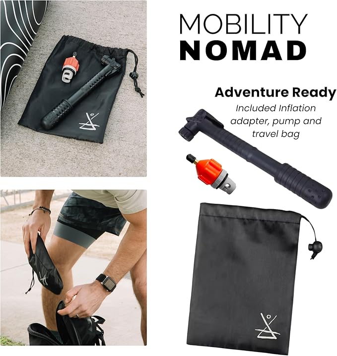 Inflatable Foam Roller – Travel Foam Roller for Muscle Recovery, Deep Tissue Massage, Physical Therapy, Hiking, Backpacking, Gym, Home – Includes Pump, Bag – Adjustable Firmness-FlexoryFit