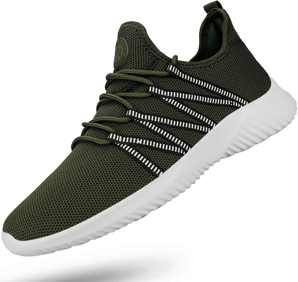 Feethit Mens Slip On Running Shoes Breathable Lightweight Comfortable Fashion Non Slip Sneakers for Men