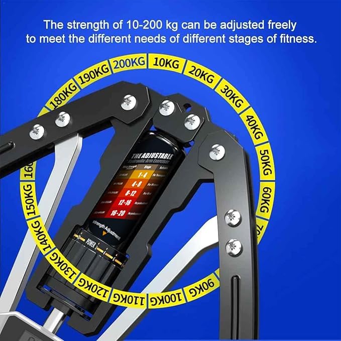 EAST MOUNT Twister Arm Exerciser - Adjustable 22-440lbs Hydraulic Power, Home Chest Expander, Shoulder Muscle Training Fitness Equipment, Arm Enhanced Exercise Strengthener.-FlexoryFit