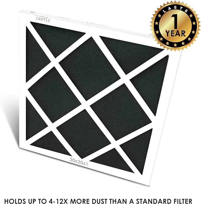 No Toil, Castle One-Year HVAC Furnace Filter, 20" x 30" x 1"