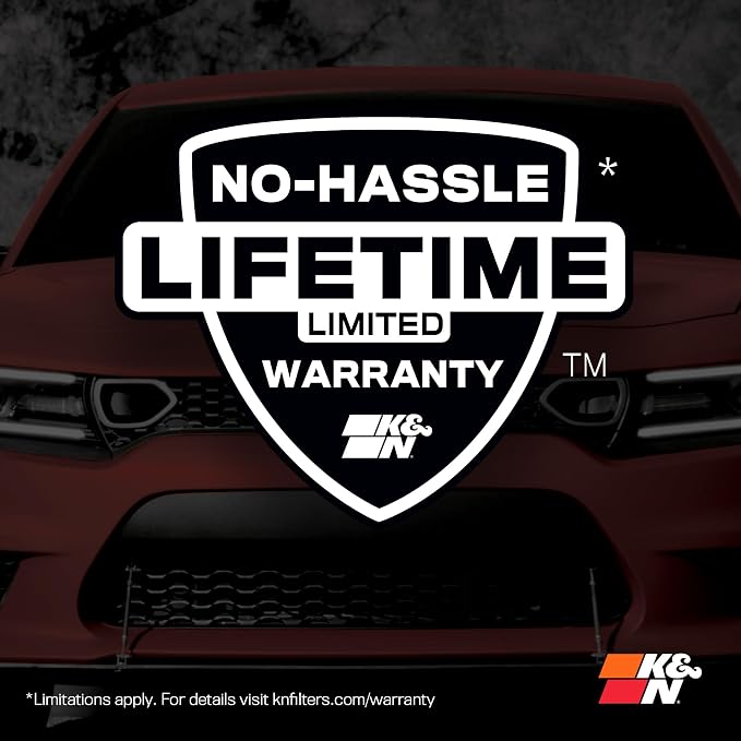 K&N High-Flow Original Lifetime Engine Air Filter: Increase Power: Premium - Image 7