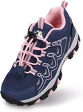 Boys Girls Hiking Trail Shoes Waterproof Slip Resistant Outdoor Trekking Walking Running Sneakers(Little/Big Kids)