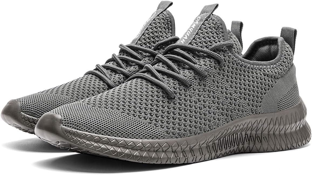 FUJEAK Men Running Shoes Men Casual Breathable Walking Shoes Sport Athletic Sneakers Gym Tennis Slip On Comfortable Lightweight Shoes