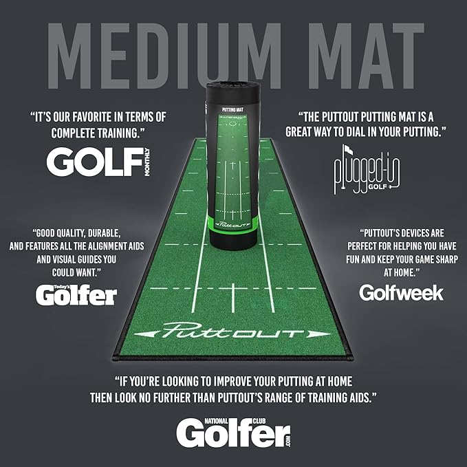 PuttOUT Pro Golf Putting Mat