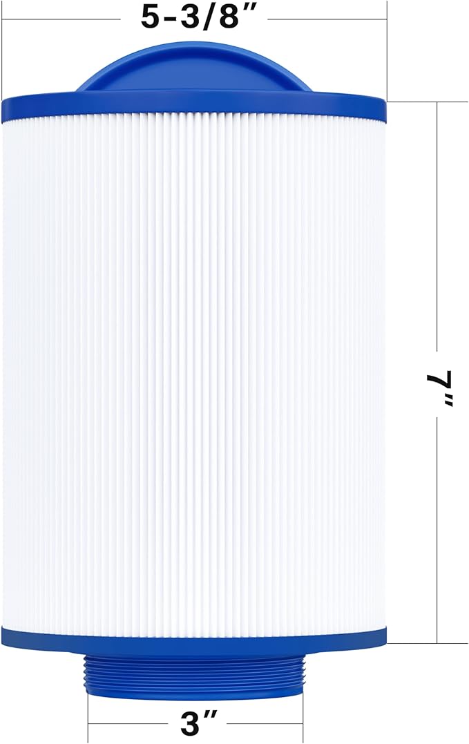 Cryspool® 05011 Hot Tub Filter Compatible with PLAS35 LA Spas, PLAS20, 5CH-203, FC-0303, FL-0303, 20 Sq. Ft Spa Filter Cartridge, 2 Pack