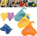 Faucet Hanging Filter Basket for Kitchen Sink, Faucet Hanging Filter Basket, Kitchen Sink Drain Basket Swan, Multifunctional Drain Basket for Kitchen Drain Strainer (3 Pcs A)