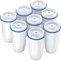 Upgraded Water Filter Replacement for Zero Pitcher and Dispenser ZR-001 ZR-004 ZP-006 ZR-017, Multi-Stage Filter System, Effectively Reducing Lead, Chromium, PFOA, and PFOS, Pack of 8, By DESENRUIS