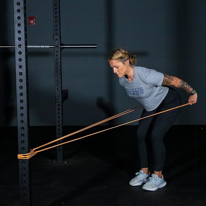 SERIOUS STEEL FITNESS Assisted 41" Pull-Up Band, Resistance & Stretch, Powerlifting & Pull-up Assist Loop (Single Band)-FlexoryFit