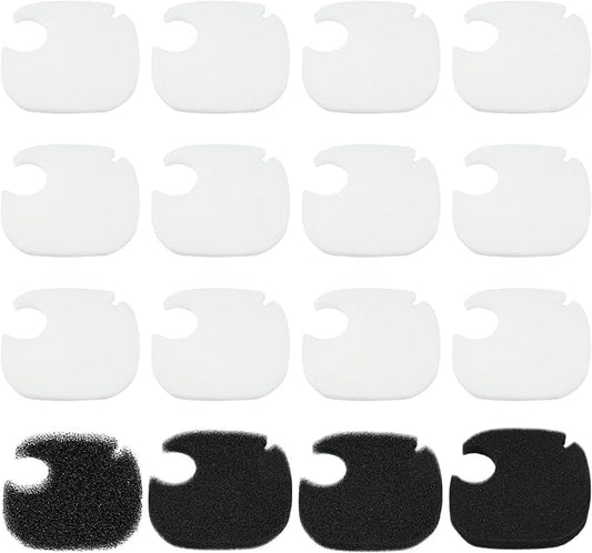 AQUANEAT 16 pcs Replacement Canister Filter Pads Compatible with AMOSIJOY/PONDFORSE 172/225/265GPH Aquarium Filter Media Generic Floss