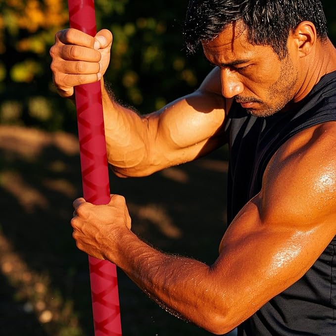 The Huang Yunming yoga stick is made of sturdy steel that is 5 feet high and an adjustable stretching stick, providing flexibility, agility, and balance. Multi functional fitness stick with 5 steel pipes-FlexoryFit