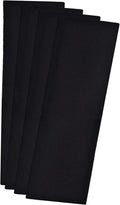 CFS – Pack of 4 Premium Cut-to-Fit Compatible with Carbon Window AC Unit Filter – Fresh and Filtered Air for Indoor, Home Filtration – Removed odor - Charcoal Air Filter Sheet – 14” x 48” – Black