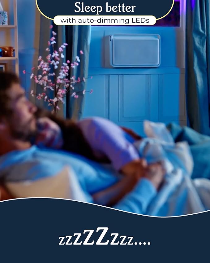 Windmill 6,000 BTU Window Air Conditioner - Quiet & Smart, Cools up to 250 Sq. Ft. - Easy Install No Assembly, App/Wi-Fi, Voice-Enabled, Remote Control