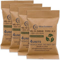 Kraft Clay Desiccants Packs for Safe, 132 Gram 500 Packs Dehumidifier for Gun Safe, 4 Unit Military Grade Moisture Absorbers, Conforms to MIL-D-3464E Type I & II Absorbents