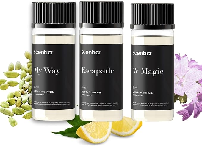 My Way Hotel Diffuser Oil | Aromatherapy Fragrances Inspired by 5-Star Hotels | Luxurious Scents Gift Box Set - 3 x 50ml Bottles Set - The 1 Hotel Miami Beach, W Magic