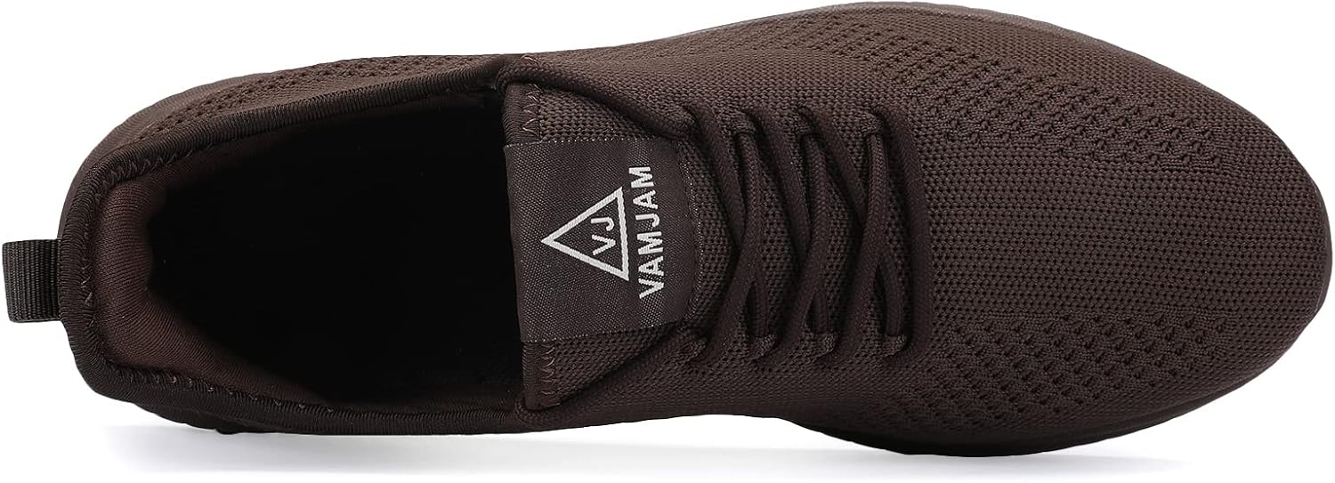 VAMJAM Men's Running Shoes Ultra Lightweight Breathable Walking Shoes Non Slip Athletic Fashion Sneakers Mesh Workout Casual Sports Shoes