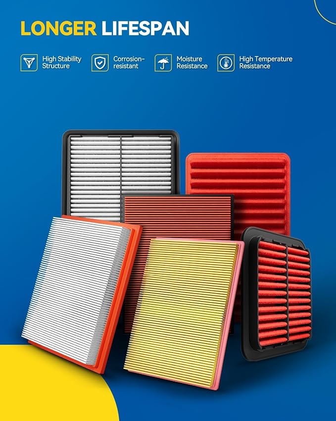 PHILTOP Engine Air Filter, CA12404 Compatible - Image 5