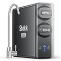 Stokk Reverse Osmosis System, 8 Stage Tankless Reverse Osmosis Water Filter, Reduces PFAS TDS, Under Sink RO System, 2:1 Pure to Drain, NSF/ANSI 58& 42, FCC Listed (600GPD, Grey)