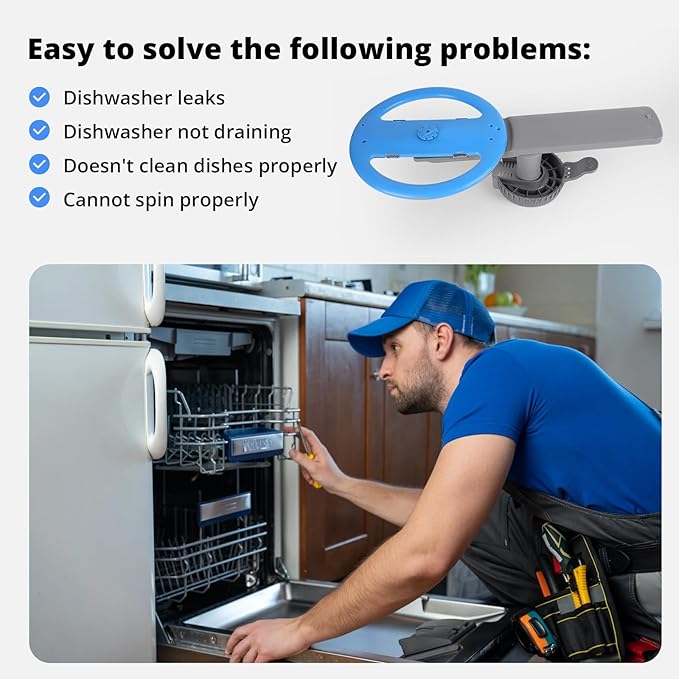 5304507158 Dishwashers Spray Arm Assembly for Frigidaire Dishwashers Lower Wash Arm Assembly with 5304518968 Dishwasher Lower Spray Arm Support and 5304506518 Dishwasher Trap Drain Filter