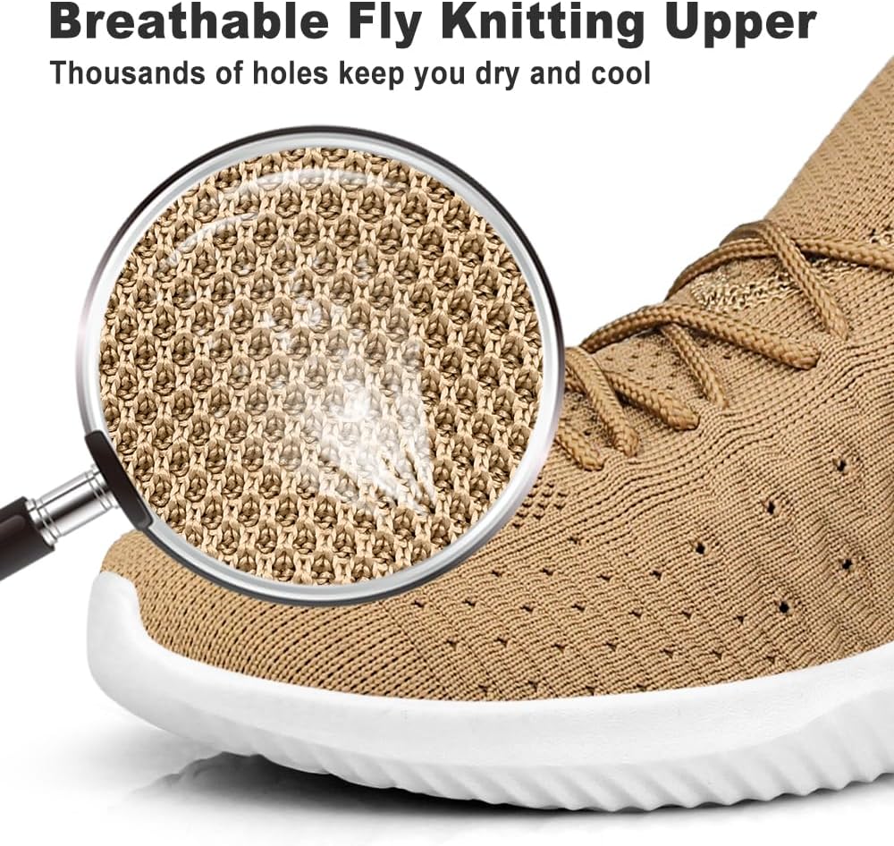 Feethit Mens Slip On Walking Shoes Lightweight Breathable Non Slip Running Shoes Comfortable Fashion Sneakers for Men
