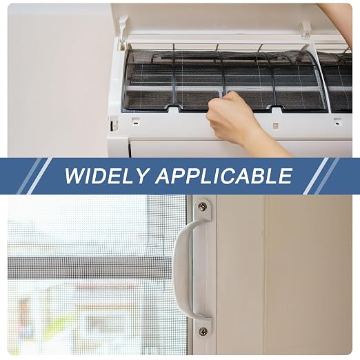 uxcell 10 Mesh 79" x 10" Woven Wire Mesh, 316 Stainless Steel Air Vent Filter - Image 6