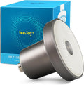 IceJoy Shower Head with Filters - Scientifically Evaluated, High-Efficiency Filtered Shower Head for Enhanced Hair & Skin Health, Minimize Hair Loss, Preserve Color-Treated Hair (Brushed Steel)