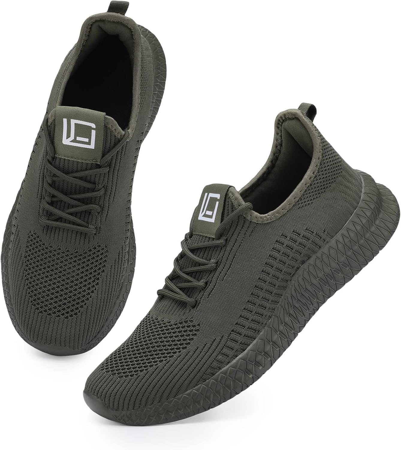 LCGJR Men's Running Shoes Ultra Lightweight Breathable Comfortable Walking Shoes Casual Fashion Sneakers Mesh Workout Shoes