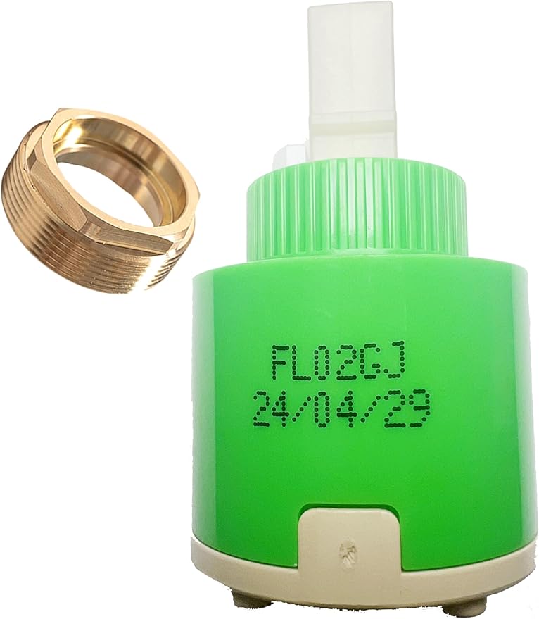FL02GJ 35mm Single Lever Faucet Cartridge, Sturdy, OEM Faucet Cartridges, Bathroom Ceramic Cartridges, Fits 35mm Faucets Hain Yo 1 3/8"