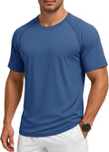MAGCOMSEN Men's Short Sleeve UPF 50+ Sun Protection Shirts Quick Dry Athletic T-Shirt Hiking Running Swimming Rash Guard