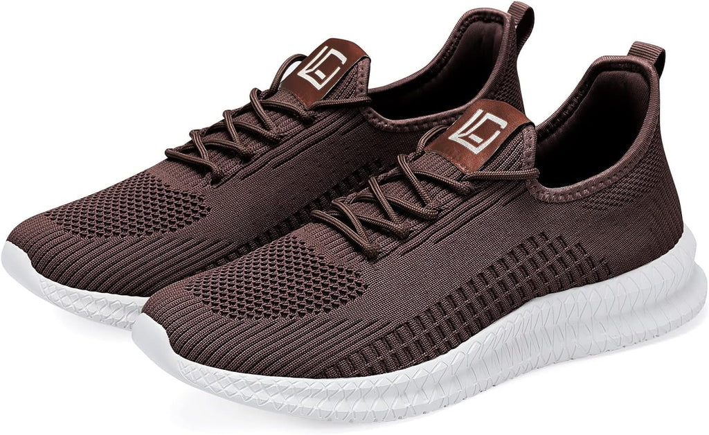 LCGJR Men's Running Shoes Ultra Lightweight Breathable Comfortable Walking Shoes Casual Fashion Sneakers Mesh Workout Shoes