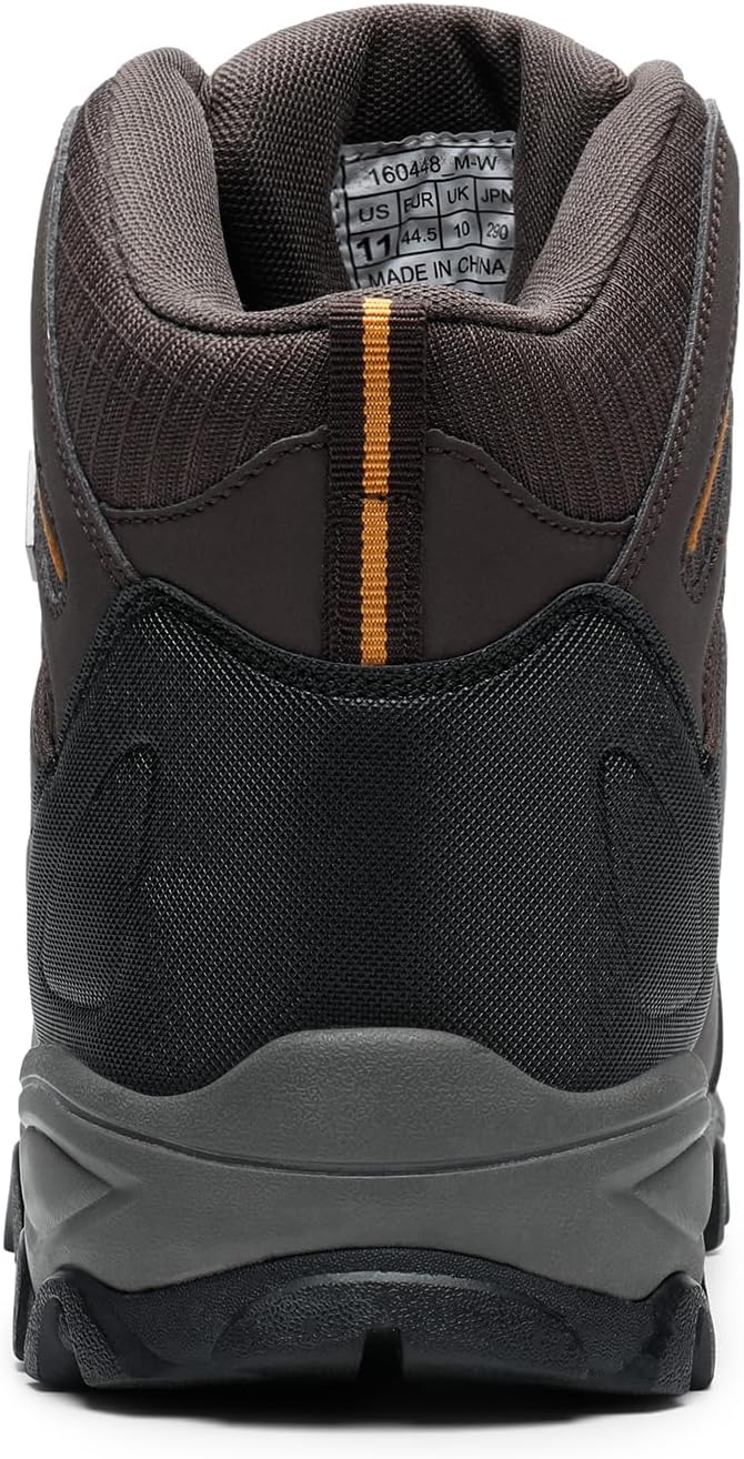 NORTIV 8 Men's Ankle High Waterproof Hiking Boots Outdoor Lightweight Shoes Trekking Trails Armadillo