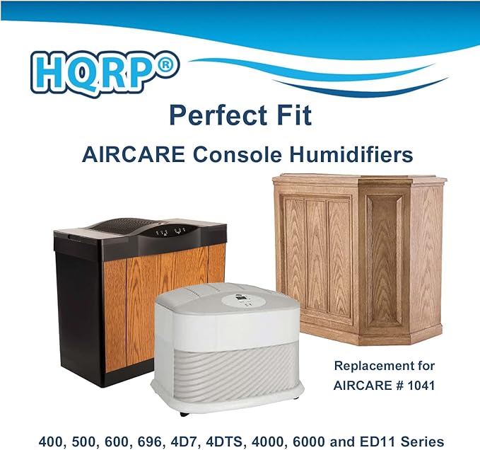 HQRP Wick Filter Replacement for Essick Air AIRCARE 1041 compatible with AIRCARE Essick Air 400, 500, 600, 696, 4000, 6000, 4D7, 4DTS, ED11 series Console Humidifiers