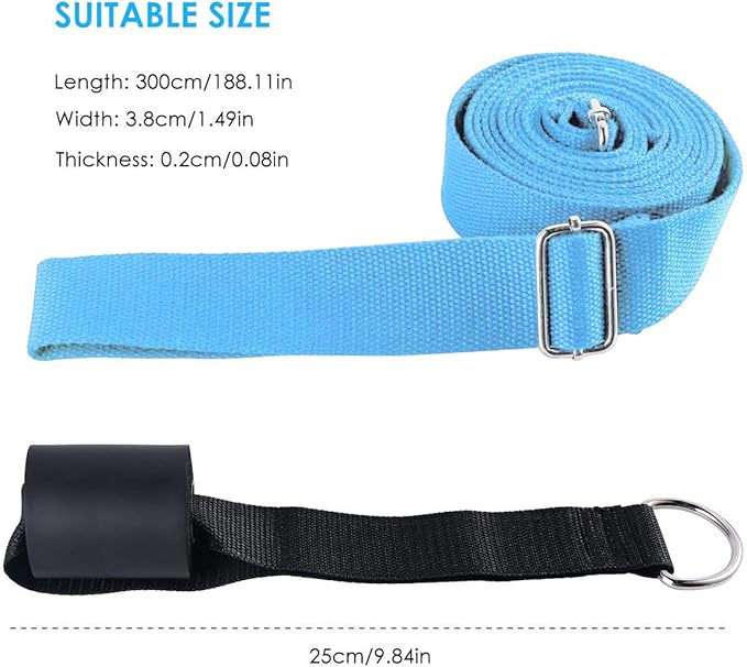 Leg Stretcher, Door Flexibility & Stretching Leg Strap - Great for Ballet Cheer Dance Gymnastics or Any Sport Leg Stretcher Door Flexibility Trainer Premium Stretching Equipment-FlexoryFit