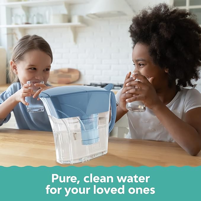 AMI Alkaline Water Pitcher for High pH, Filtered Water Dispenser
