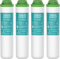 AQUA CREST FQK2J Under Sink Water Filter, Replacement for GE FQK2J, FQK1K, NSF/ANSI 42 372 Certified, 1350 Gallons Dual Flow Drinking Water Replacement Filters (4 Count)