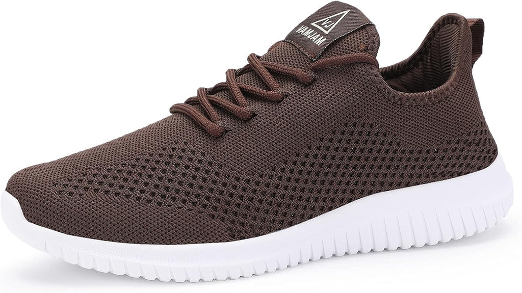 VAMJAM Men's Running Shoes Ultra Lightweight Breathable Walking Shoes Non Slip Athletic Fashion Sneakers Mesh Workout Casual Sports Shoes