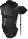 CaddyDaddy Constrictor Soft-Sided Golf Travel Bag Cover with Thick Dense Foam Padded Top 1 Year Full Travel Bag Replacement Coverage | Wheels & Lockable Zippers Case for Transporting Clubs on Airlines