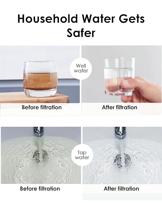 Waterdrop WHF21-FG 2-Stage Whole House Water Filter System, 5-Stage Filtration - Image 4