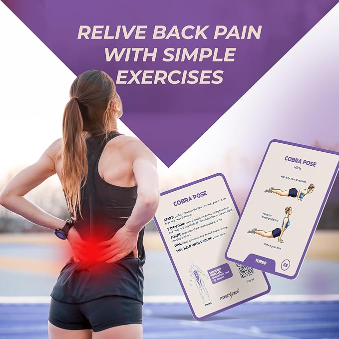 100 Stretching Exercise Flash Cards – Physical Therapy Stretches for Common Conditions (Plantar Fasciitis, Achilles Tendonitis, Sciatica, Back & Hip Pain) – Yoga, Pilates & Everyday Mobility-FlexoryFit