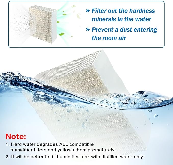 Alocs 1043 Humidifier Filter Wick Replacement for AIRCARE Essick Air 826000 831000 EP9800 EP9700 EP9500 EP9R800 EP9R700 EP9R500, Bemis Space Saver 800 8000 Series Evaporative Humidifiers