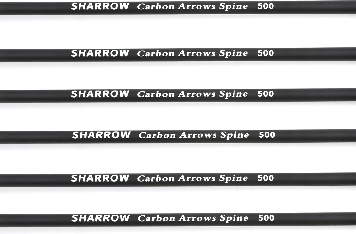 ZSHJGJR 30 Inch Archery Carbon Arrows Hunting Arrows with 4” Turkey Feather Target Practice Arrows Spine 500 for Compound & Recurve &Traditional Bow 6/12pcs
