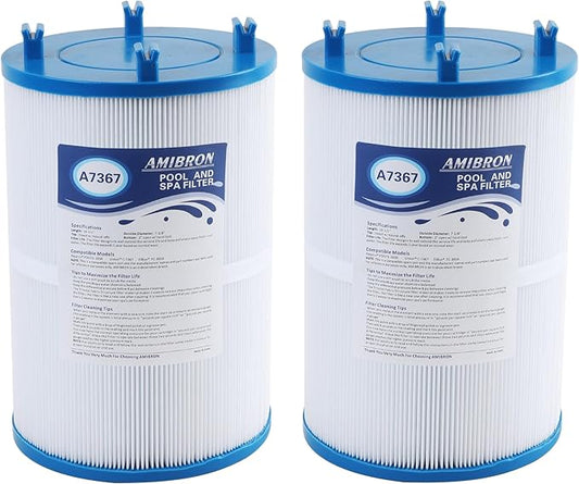 C-7367 Dimension One Spa Filter, Compatible with PD075-2000, Dimension One 1561-00, FC-3059, 70759, Replaces XLS-7005, Aladdin 17541, Baleen AK-60035, 75 sqft Hot Tub Filter 2 Pack