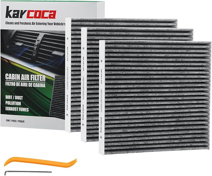 CF11809 Cabin Air Filter With Activated Carbon Compatible with Silverado by KARCOCA
