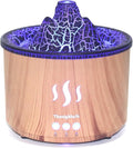 Volcano Cool Mist Essential Oil Diffuser & Humidifier for Bedroom 5 Light Modes Scent 400ml Small Size Large-Capacity, Maximum 36H Ultra-Quiet Aromatherapy for Office, Home, Study and Deep Sleep